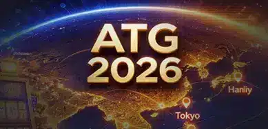 ATG 2027全球遊戲品牌佈局示意圖，展示ATG Games亞洲市場發展與遊戲平台版圖